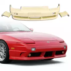 FRP Type-X OR Front Bumper 3pc > Nissan 240SX 1989-1994 image - 1