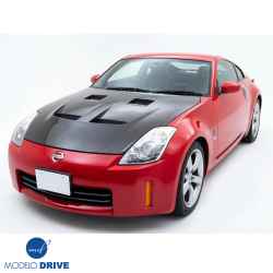ModeloDrive Carbon Fiber YUH Hood > Nissan 350Z (Z33) 2003-2008 image - 2