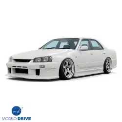 FRP URA GT Front Bumper > Nissan Skyline (R34) GTT 1999-2004 > 4dr Sedan image - 9