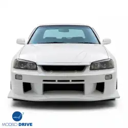 FRP URA GT Front Bumper > Nissan Skyline (R34) GTT 1999-2004 > 4dr Sedan image - 12
