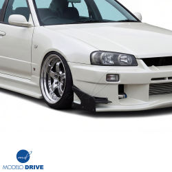 ModeloDrive FRP URA GT Front Canards > Nissan Skyline (R34) GTT 1999-2004 > 4dr Sedan image - 11