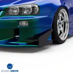 FRP URA GT Front Canards > Nissan Skyline (R34) GTT 1999-2004 > 4dr Sedan image - 6