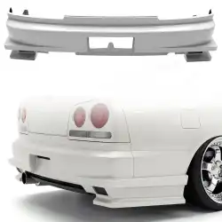 FRP URA GT Rear Bumper > Nissan Skyline (R34) GTT 1999-2004 > 4dr Sedan image - 6