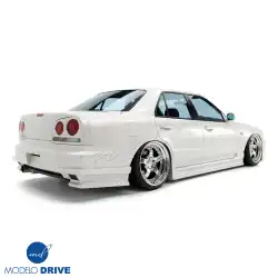 FRP URA GT Rear Bumper > Nissan Skyline (R34) GTT 1999-2004 > 4dr Sedan image - 7