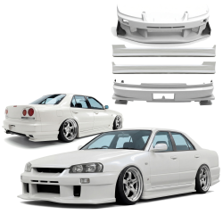 ModeloDrive FRP URA GT Body Kit 6pc > Nissan Skyline (R34) GTT 1999-2004 > 4dr Sedan image - 4