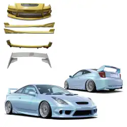 FRP TRDE Body Kit w Wing 5pc > Toyota Celica (ZZT231) 2000-2005 image - 1