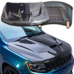 Carbon Fiber RAM AIR Hood > Jeep Cherokee (WK2) 2011-2022 image - 1