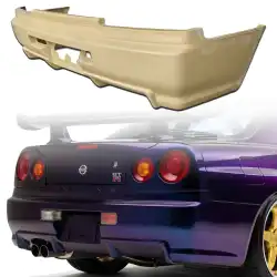FRP OER GTR Rear Bumper > Nissan Skyline (R34) GTR 1999-2004 > 2dr Coupe image - 1