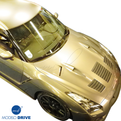 ModeloDrive FRP GT Louvered Type-2 Hood > Nissan GTR R35 2009-2017 image - 2