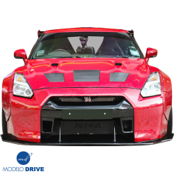 ModeloDrive FRP GT Louvered Type-2 Hood > Nissan GTR R35 2009-2017 image - 23