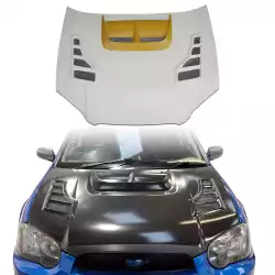 FRP CUSC Louvred Hood w Inverted Duct > Subaru Impreza WRX 2004-2005 > 4/5dr image - 1