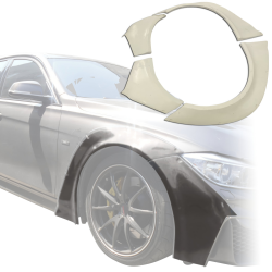ModeloDrive FRP VP Wide Body Flares (front) > BMW 3-Series (F30) 2012-2018 > 4dr Sedan image - 1