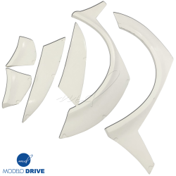 ModeloDrive FRP VP Wide Body Flares (rear) > BMW 3-Series (F30) 2012-2018 > 4dr Sedan image - 6