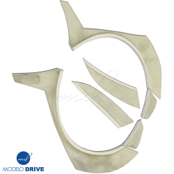 ModeloDrive FRP VP Wide Body Flares (rear) > BMW 3-Series (F30) 2012-2018 > 4dr Sedan image - 9