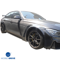 ModeloDrive Carbon Fiber VP Wide Body Flares Set > BMW 3-Series (F30) 2012-2018 > 4dr Sedan image - 3