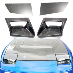 ModeloDrive Carbon Fiber SMAD Headlight Housings 4pc > Nissan 240SX 1989-1994> 2/3dr image - 12