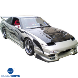 ModeloDrive Carbon Fiber SMAD Headlight Housings 4pc > Nissan 240SX 1989-1994> 2/3dr image - 2