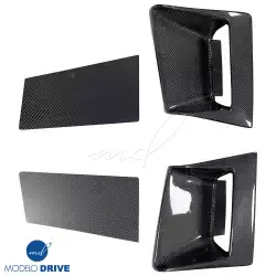 Carbon Fiber SMAD Headlight Housings 4pc > Nissan 240SX 1989-1994> 2/3dr image - 4