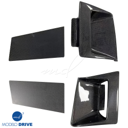 ModeloDrive Carbon Fiber SMAD Headlight Housings 4pc > Nissan 240SX 1989-1994> 2/3dr image - 6