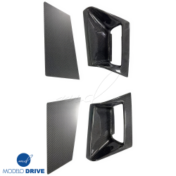 ModeloDrive Carbon Fiber SMAD Headlight Housings 4pc > Nissan 240SX 1989-1994> 2/3dr image - 8