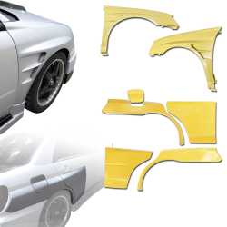 ModeloDrive FRP CSPE Wide Body Fenders Set 7pc > Subaru Impreza WRX 2004-2005 > 4dr Sedan image - 2