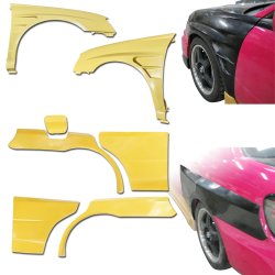 ModeloDrive FRP CSPE Wide Body Fenders Set 7pc > Subaru Impreza WRX 2004-2005 > 4dr Sedan image - 1