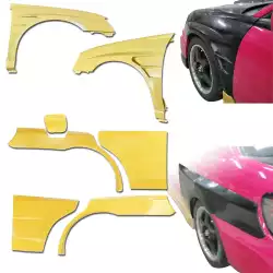 FRP CSPE Wide Body Fenders Set 7pc > Subaru Impreza WRX 2004-2005 > 4dr Sedan image - 1