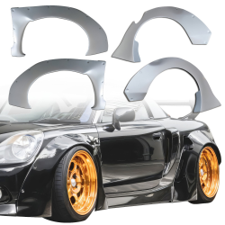 ModeloDrive FRP TKYO Wide Body Fender Flares Set 4pc > Toyota MRS MR2 Spyder 2000-2005 image - 1
