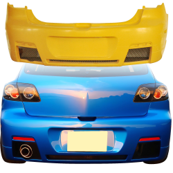 ModeloDrive FRP AEXE Rear Bumper > Mazda Mazda3 2004-2009 > 5dr Hatchback image - 2