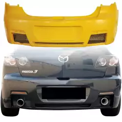 FRP AEXE Rear Bumper > Mazda Mazda3 2004-2009 > 5dr Hatchback image - 1