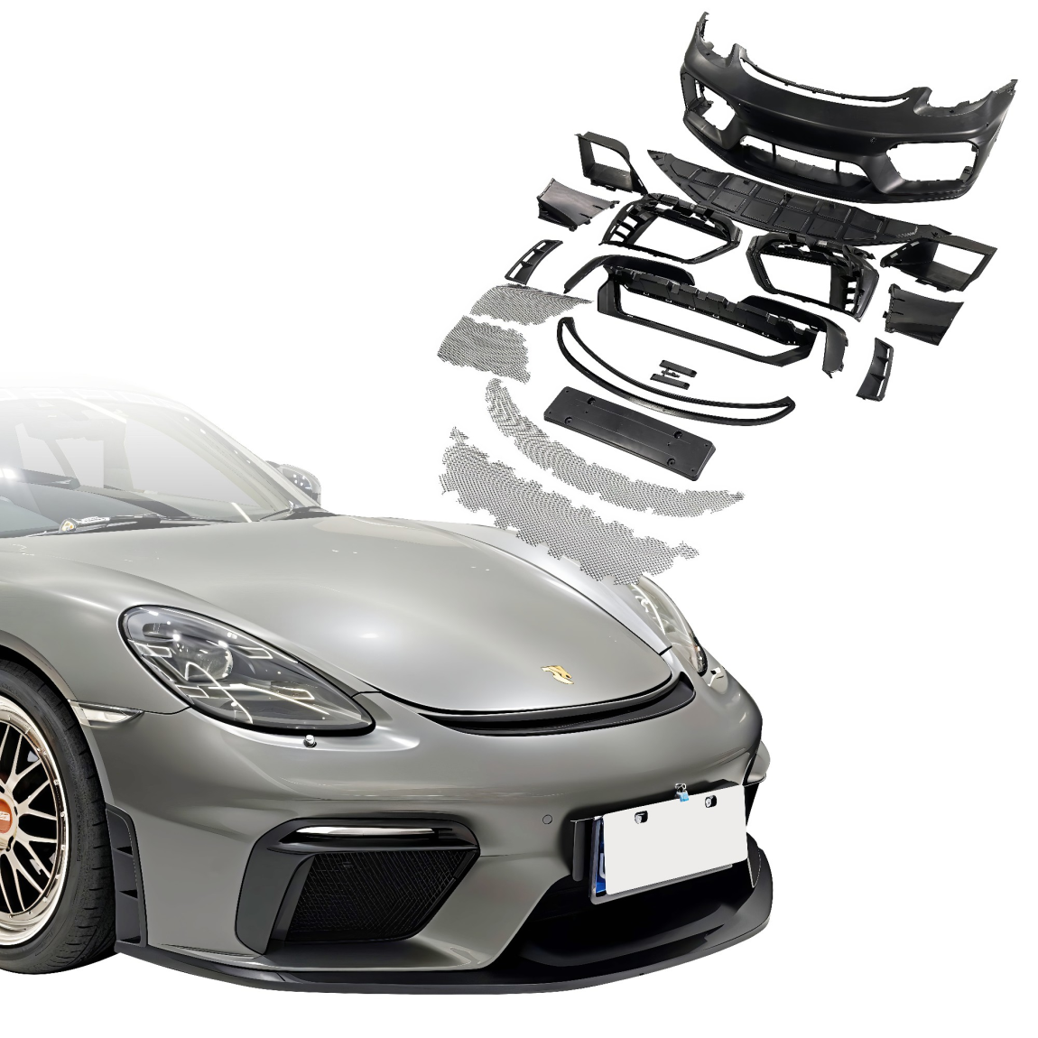 All kind of body kits for Porsche Cayman 2014. Exterior/Front Bumpers or Lips 