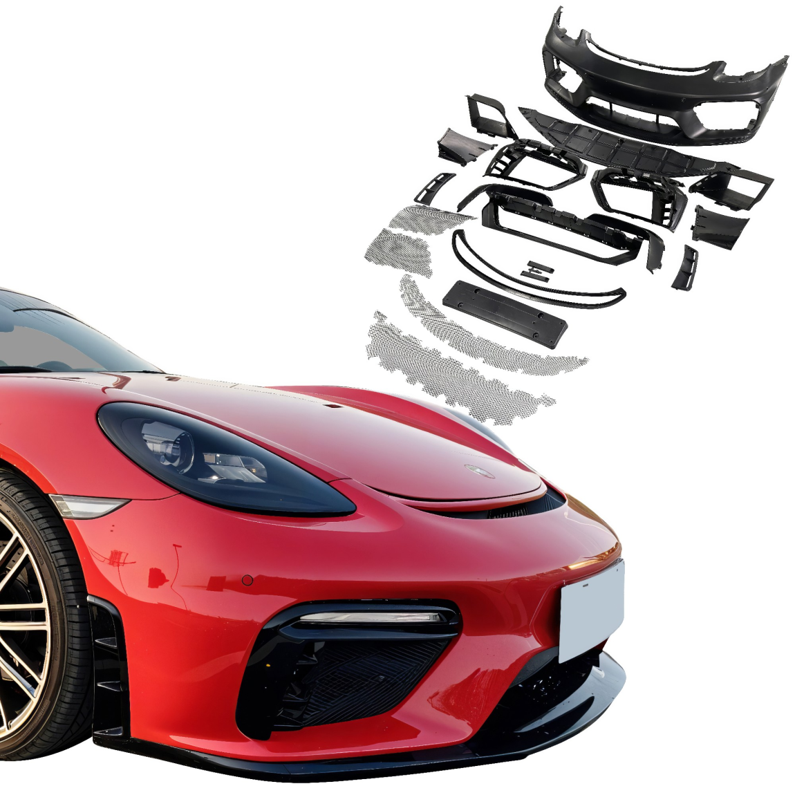 All kind of body kits for Porsche Cayman 2014. Exterior/Front Bumpers or Lips 