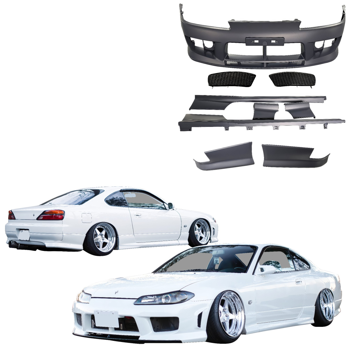 All kind of body kits for Nissan Silvia 1999. Exterior/Complete Body Kits 