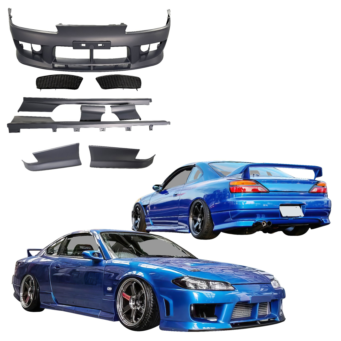 All kind of body kits for Nissan Silvia 1999. Exterior/Complete Body Kits 