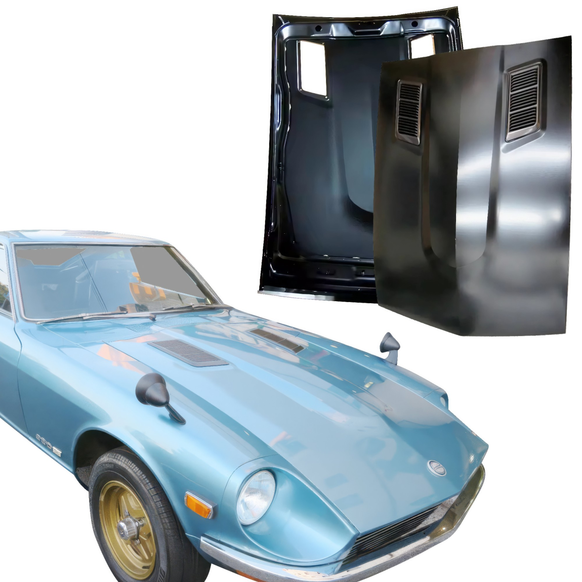 All kind of body kits for Datsun 260Z 1974. Exterior/Hoods 