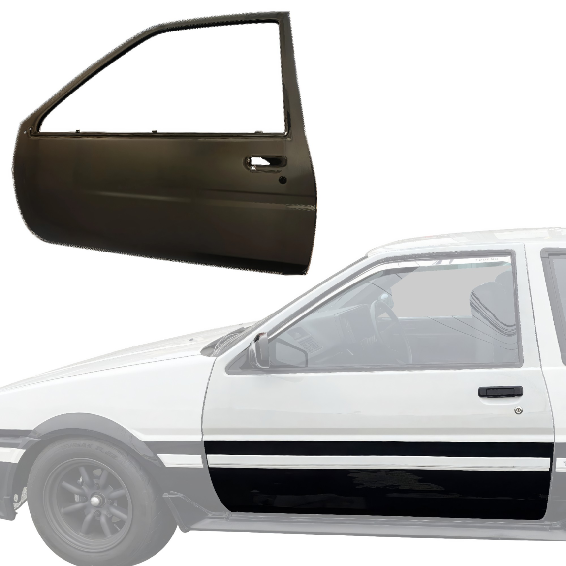 All kind of body kits for Toyota Corolla 1984. Exterior/Doors 