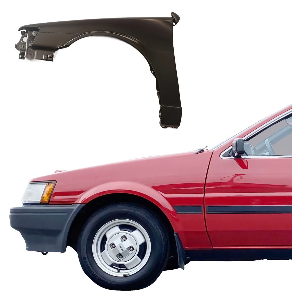 All kind of body kits for Toyota Corolla 1984. Exterior/Fenders 