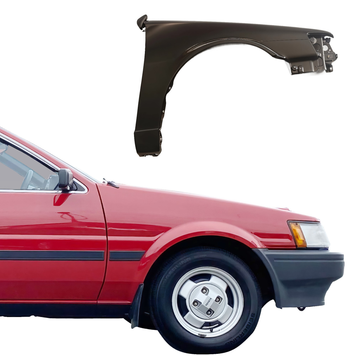 All kind of body kits for Toyota Corolla 1984. Exterior/Fenders 