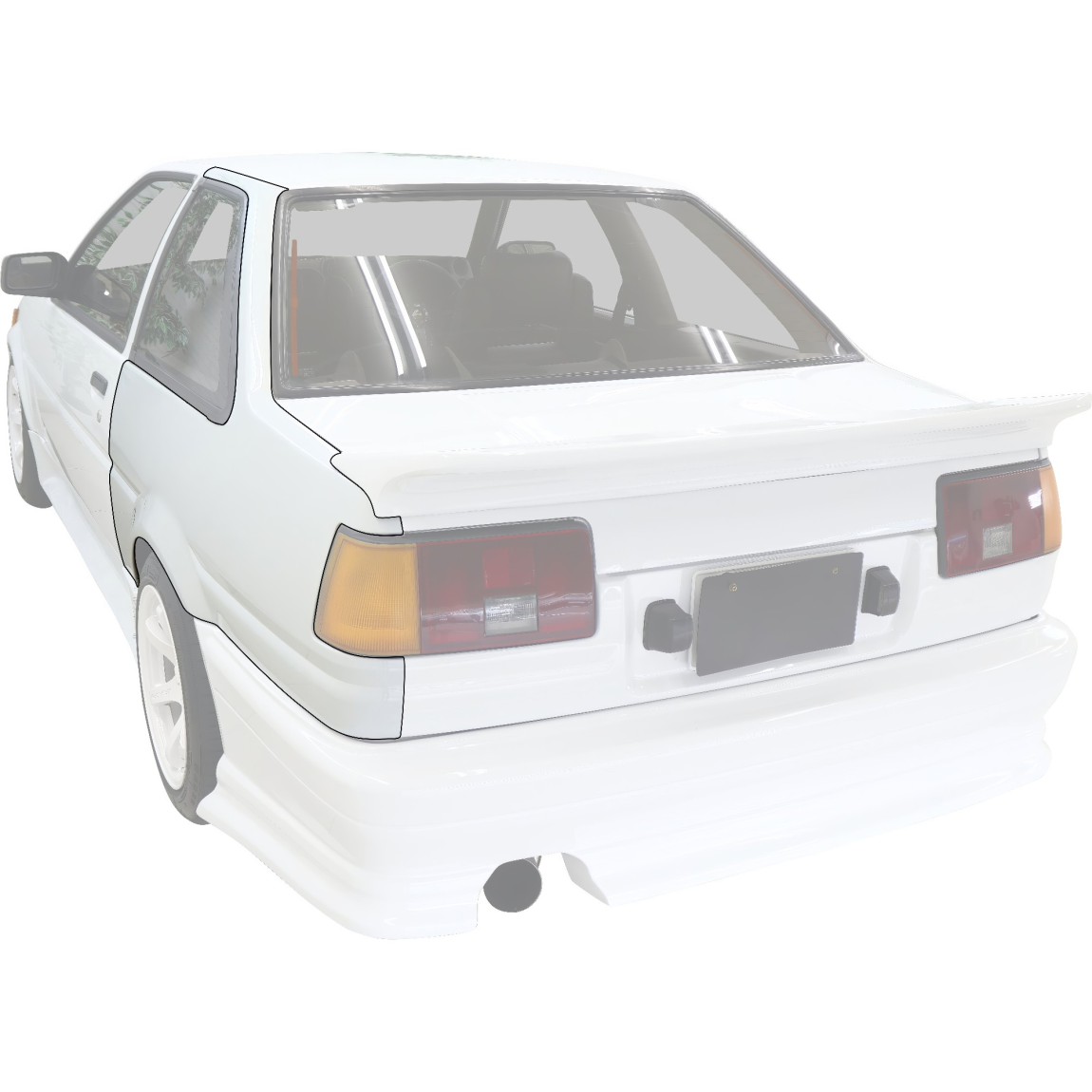 All kind of body kits for Toyota Corolla 1984. Exterior/Fenders 