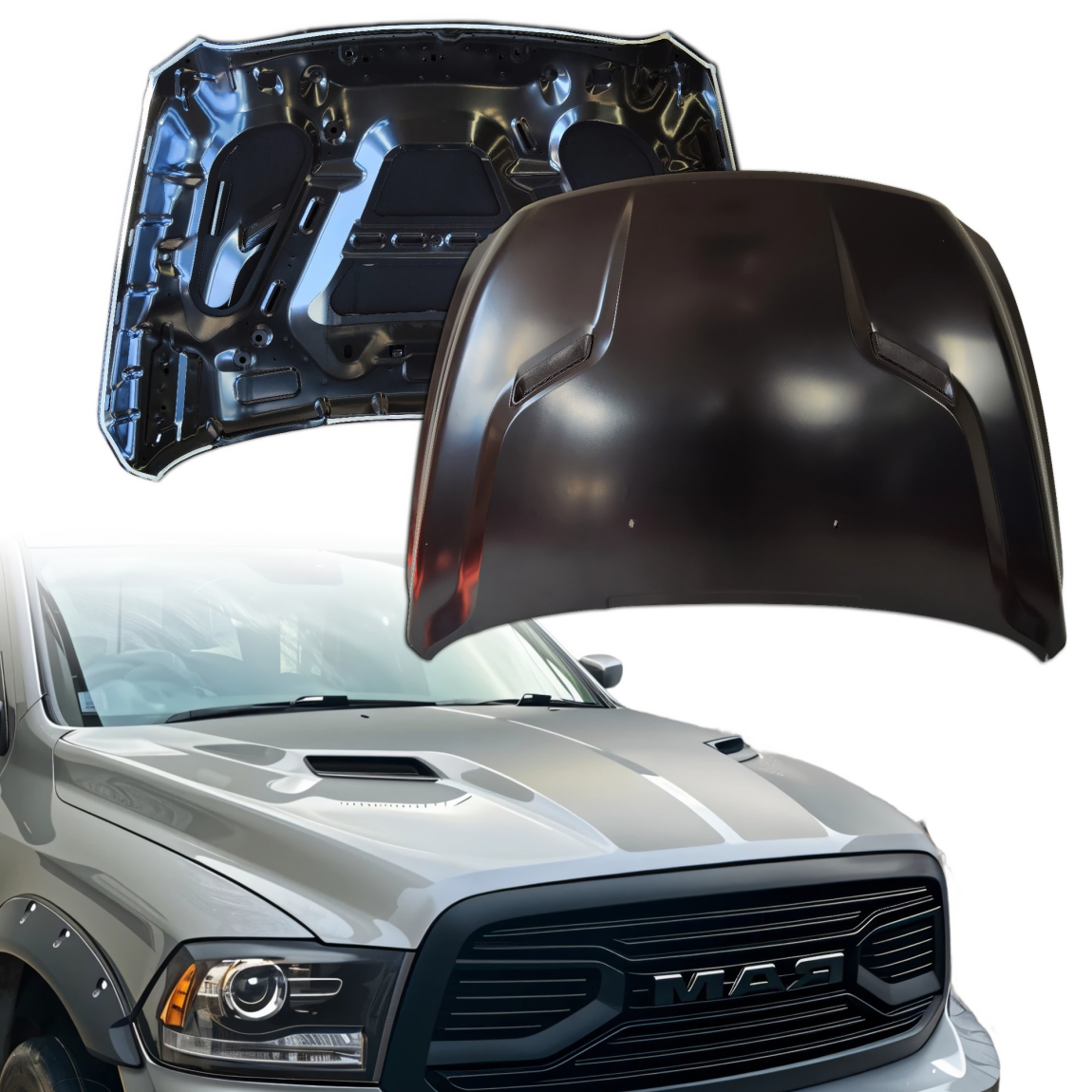 All kind of body kits for Ram 1500 2009. Exterior/Hoods 