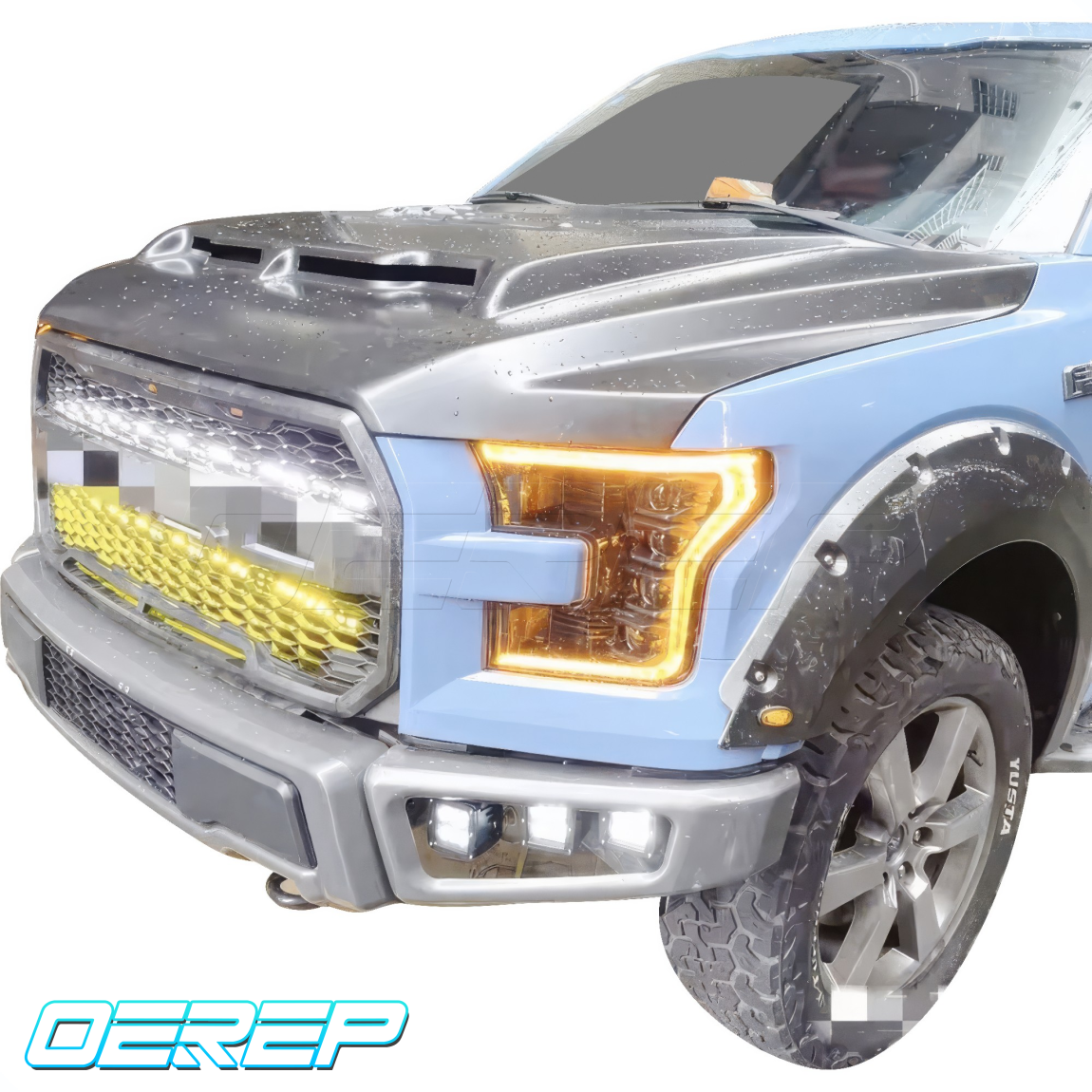 All kind of body kits for Ford F-150 2015. Exterior/Hoods 