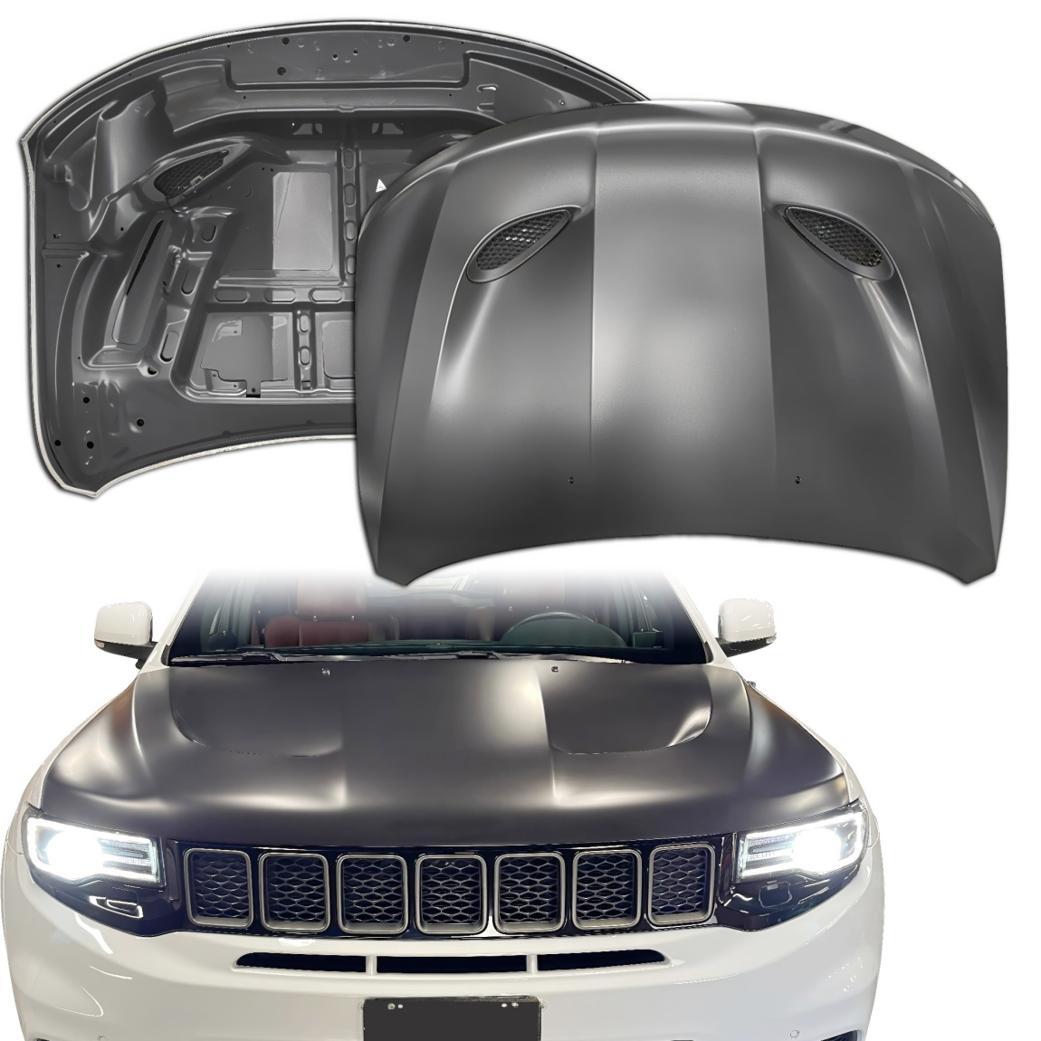 All kind of body kits for Jeep Cherokee 2011. Exterior/Hoods 