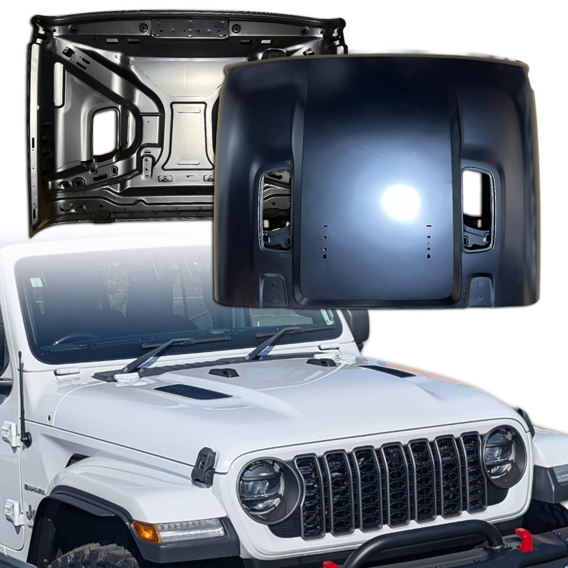 All kind of body kits for Jeep Wrangler 2019. Exterior/Hoods 