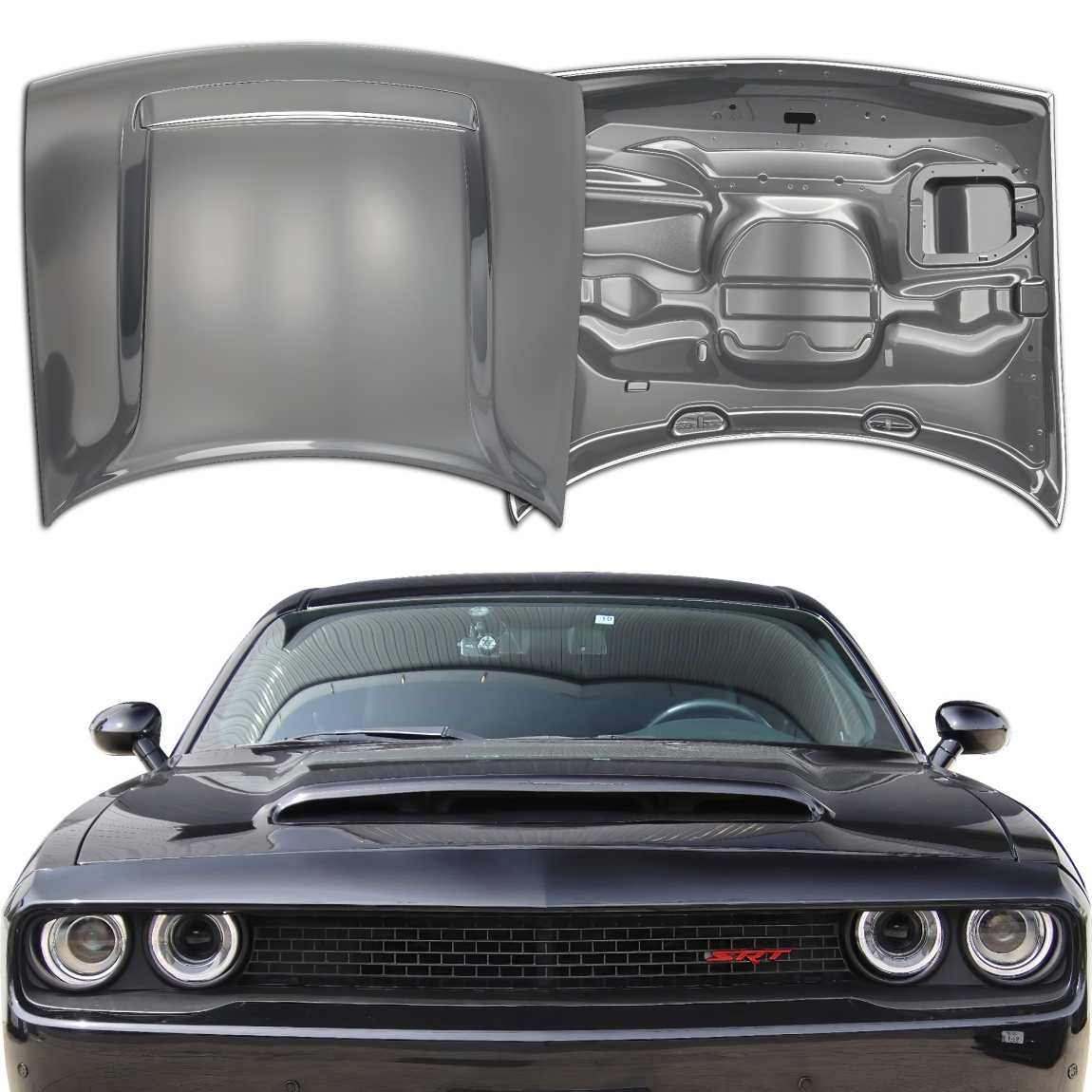 All kind of body kits for Dodge Challenger 2008. Exterior/Hoods 