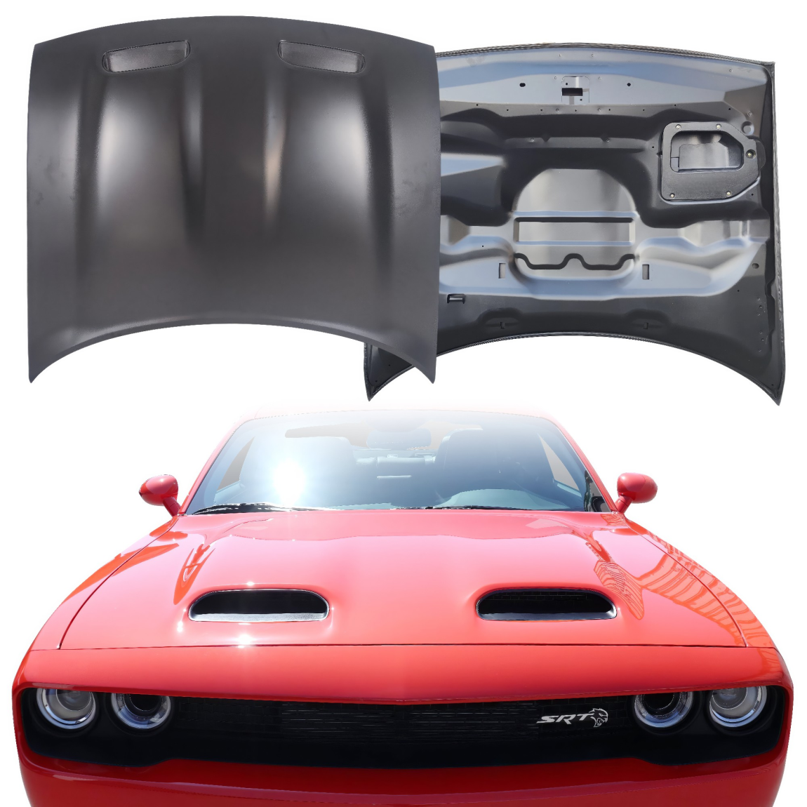 All kind of body kits for Dodge Challenger 2008. Exterior/Hoods 