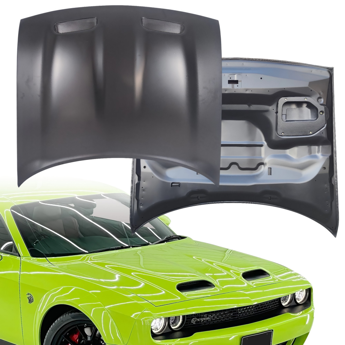 All kind of body kits for Dodge Challenger 2008. Exterior/Hoods 