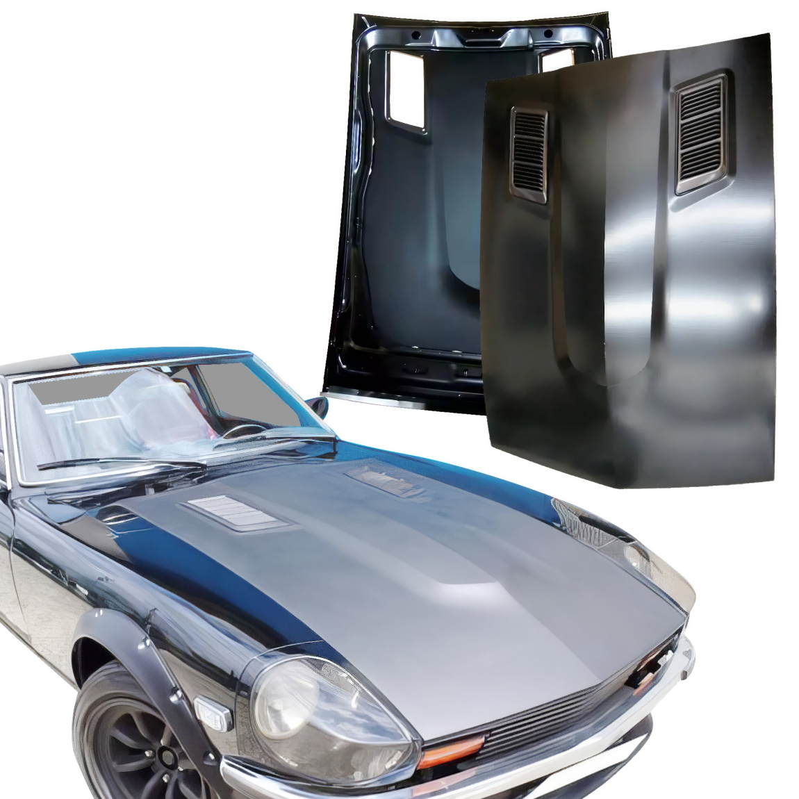 All kind of body kits for Datsun 240Z 1970. Exterior/Hoods 