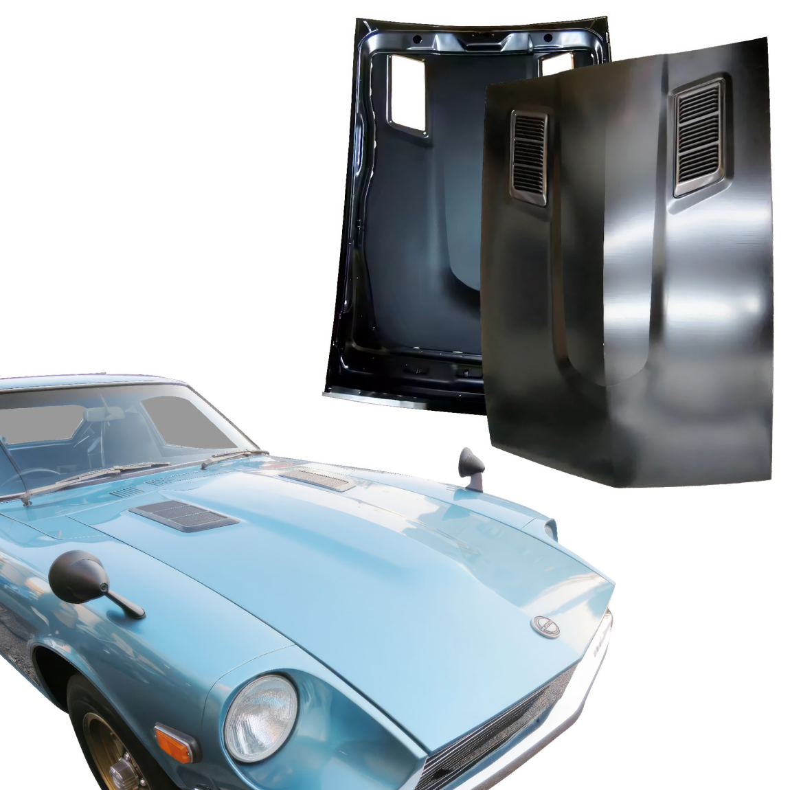 All kind of body kits for Datsun 240Z 1970. Exterior/Hoods 