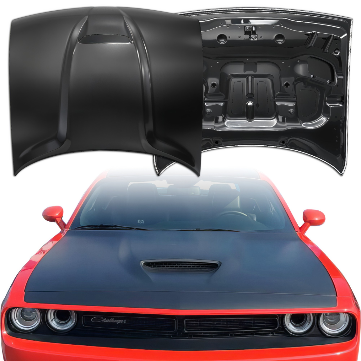 All kind of body kits for Dodge Challenger 2008. Exterior/Hoods 