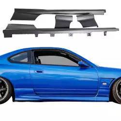PP AERO Side Skirts 4pc > Nissan Silvia S15 1999-2002 image - 1